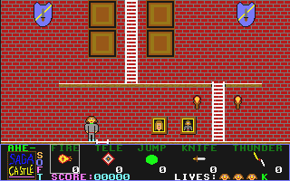 Saga Castle atari screenshot